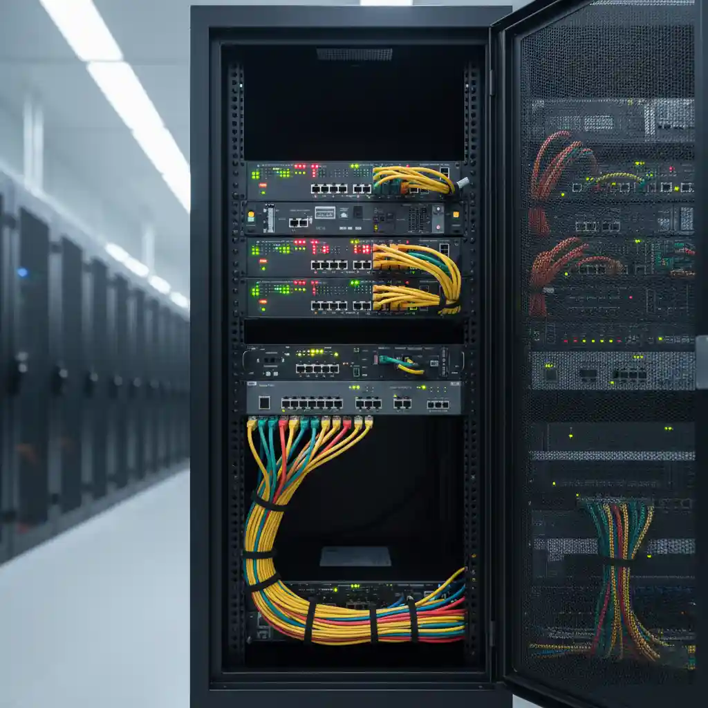 A high-performance network switch with many ports
